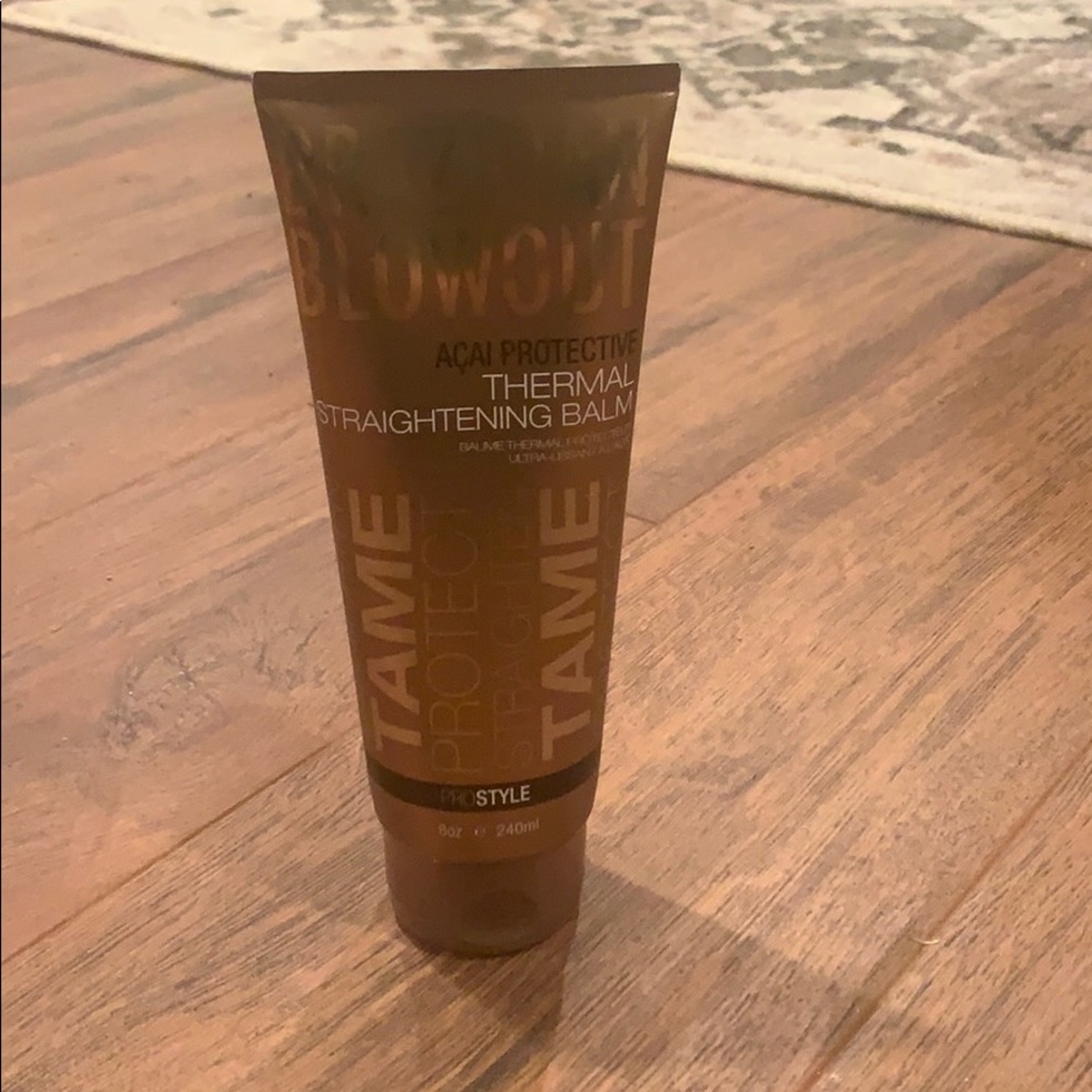 Professional thermal straightening balm